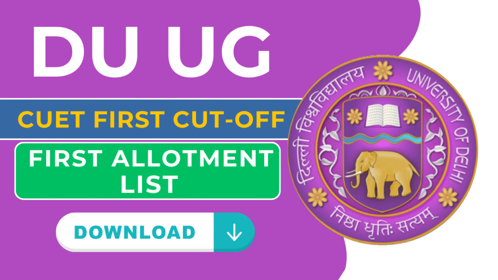 DU UG Cut off 2025
