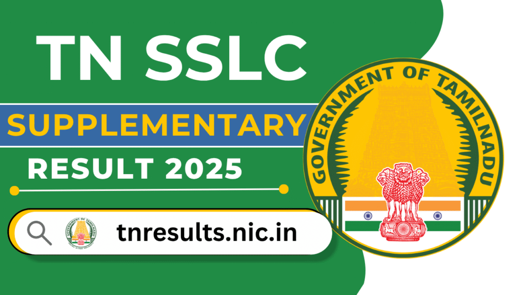 TN SSLC Supplementary Result 2025